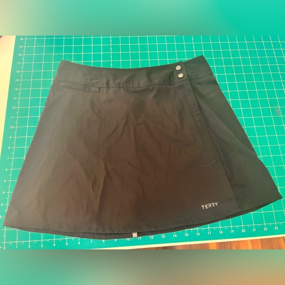 Terry Black Quick Dry Women’s Cycling Skirt Bicycle Activewear Size M